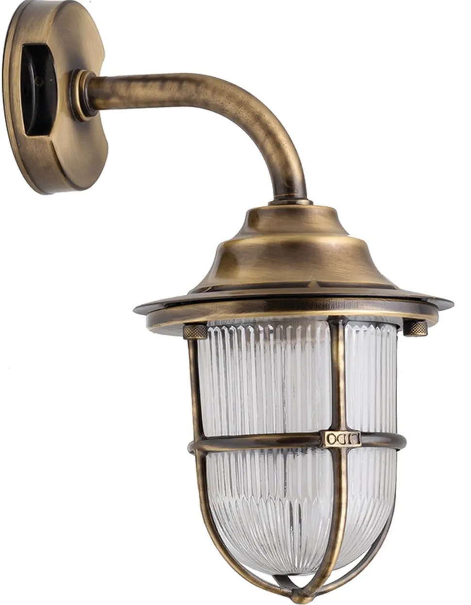 Wandlampe Außen Messing IP64 Haustür Hof Antik