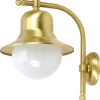 Wandlampe Außen Messing IP23 Maritim wetterfest
