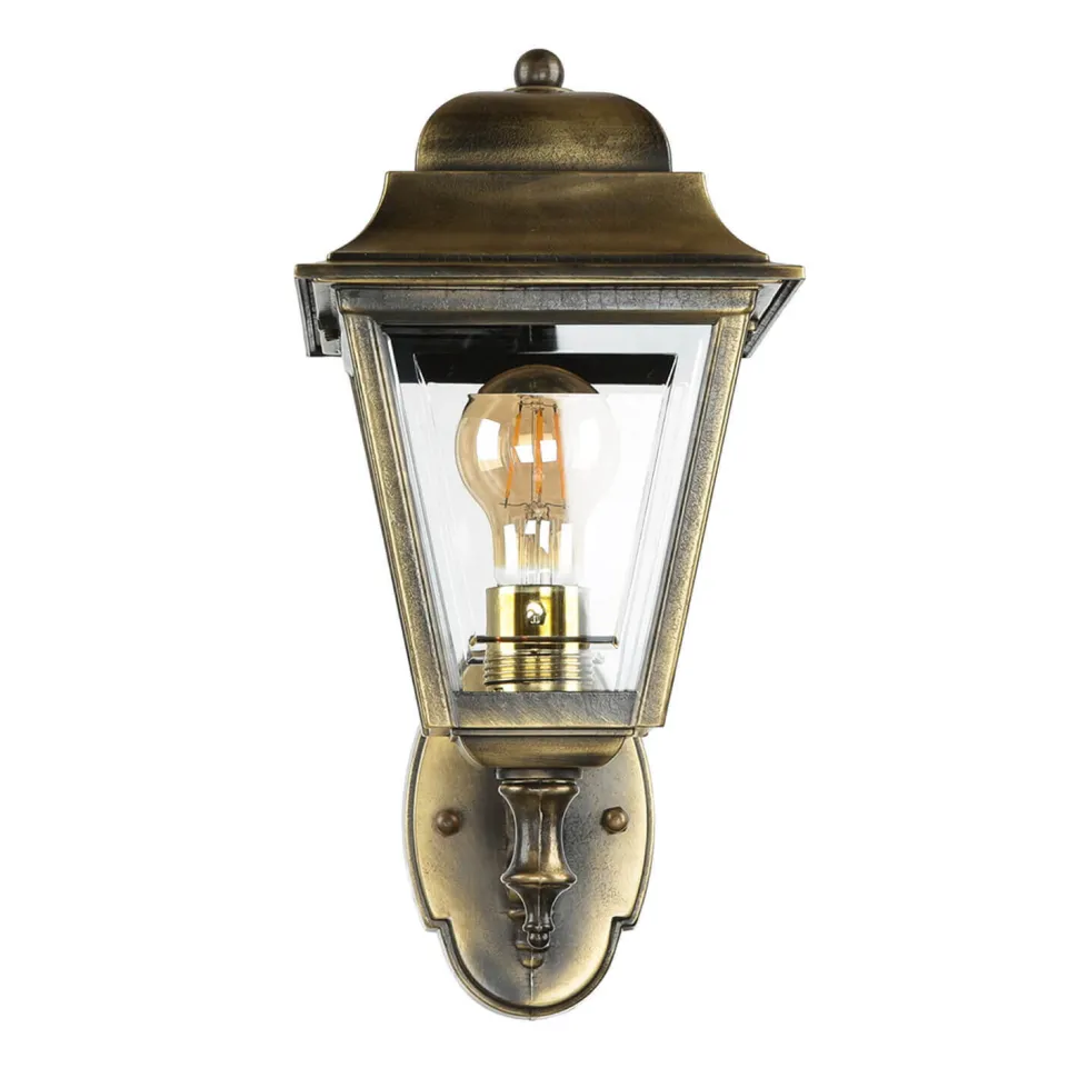 Wandlampe Außen Messing IP43 Rustikal Haustür