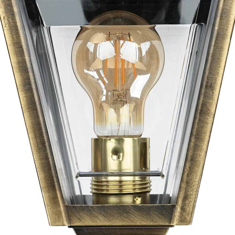 Wandlampe Außen Messing IP43 Rustikal Haustür