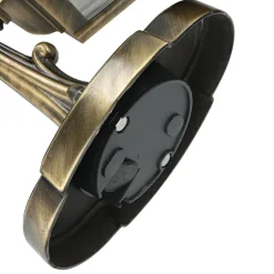 Wandlampe Außen Messing IP43 Rustikal Haustür