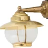 Wandlampe Außen Messing IP23 Maritim Haus PYRGOS