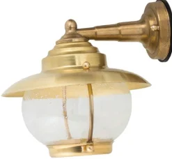 Wandlampe Außen Messing IP23 Maritim Haus PYRGOS