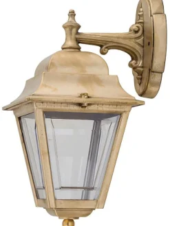 Wandlampe Außen Messing IP43 Rustikal Hof Haus