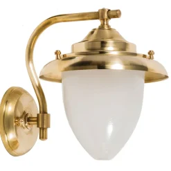 Wandlampe Außen Messing Maritim IP43 Haus Hof Tür