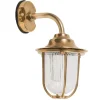 Wandlampe Außen Messing Maritim IP64 Haus Balkon