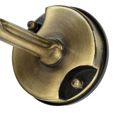 Wandlampe Außen Messing Riffelglas Hof Maritim IP64