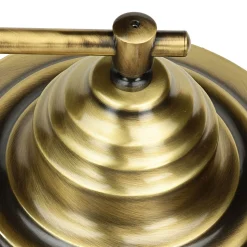 Wandlampe Außen Messing Riffelglas Maritim Hof