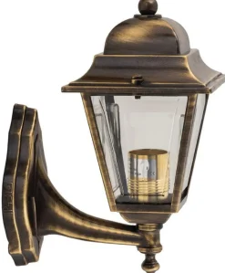 Wandlampe Außen Messing Rustikal IP43 Haus Hoflampe