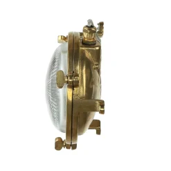 Wandlampe Außen Messing rund IP44 Maritim Haustür