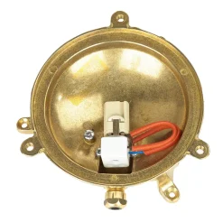 Wandlampe Außen Messing rund IP44 Maritim Haustür