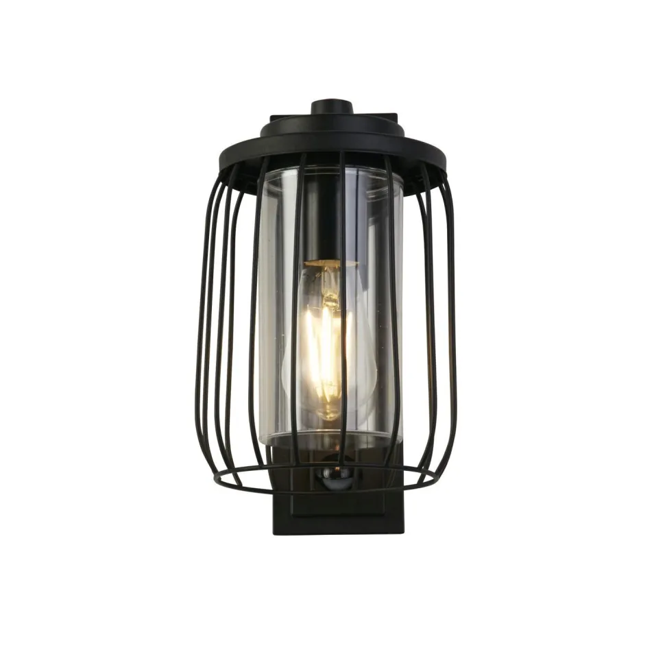 Wandlampe Außen mit Bewegungssensor Aluminium IP44 E27