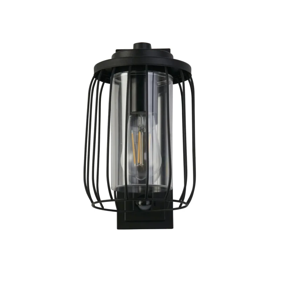 Wandlampe Außen mit Bewegungssensor Aluminium IP44 E27