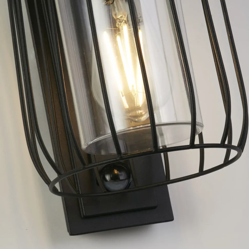 Wandlampe Außen mit Bewegungssensor Aluminium IP44 E27