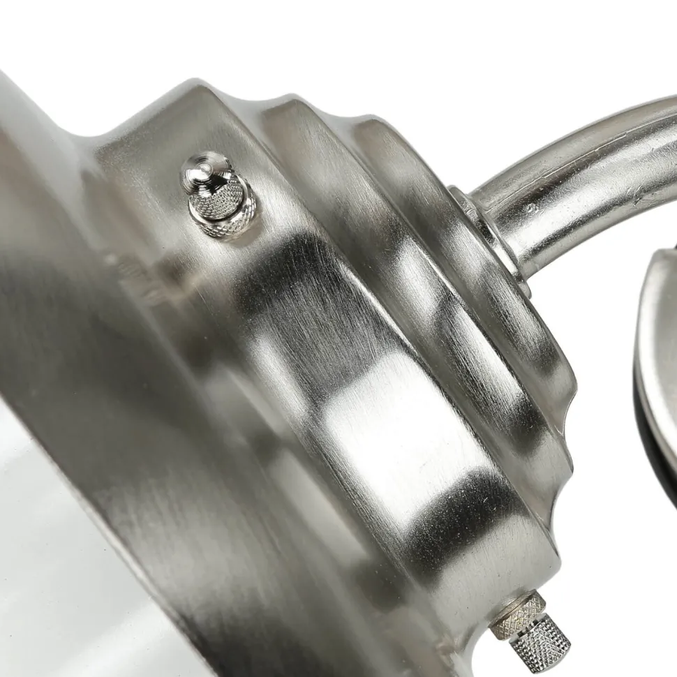 Wandlampe Außen Rustikal Nickel Echt-Messing