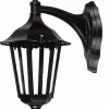 Wandlampe Außen Schwarz IP44 E27 Aluminium Rustikal