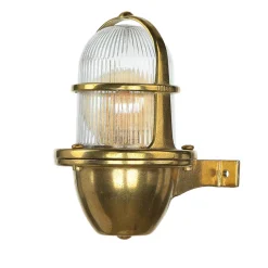 Wandlampe Außen Terrasse Haustür Messing massiv