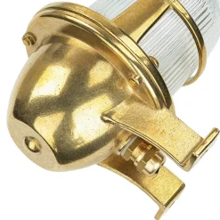 Wandlampe Außen Terrasse Haustür Messing massiv