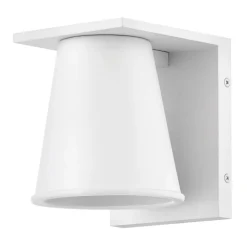 Wandlampe außen Weiß LED GU10 IP44 15,4 cm hoch klein