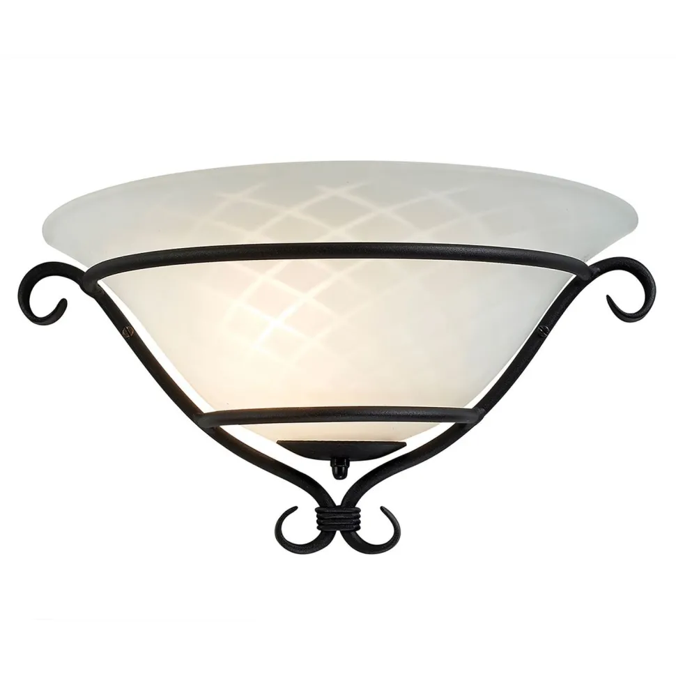 Wandlampe AUSTEN Landhaus Metall Glas Leuchte Flur