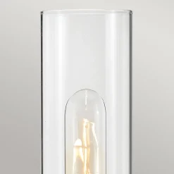 Wandlampe Bad 34,6 cm hoch IP44 E27 Modern Metall Glas