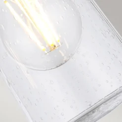 Wandlampe Badezimmer B: 37,4 cm IP44 E27 in Chrom