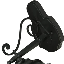 Wandlampe BREST Wandlaterne schwarz wetterfest