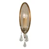 Wandlampe CANDELA 14 in Antik Bronze B:27cm Lampe
