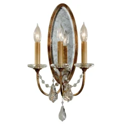 Wandlampe CANDELA 14 in Bronze Antik B:27cm Lampe