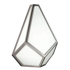 Wandlampe DINA Diamant Nickel E27 blendarm Flur