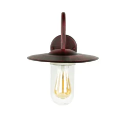 Wandlampe für Außen Schwarz Rot Antik E27 GÖTEBORG