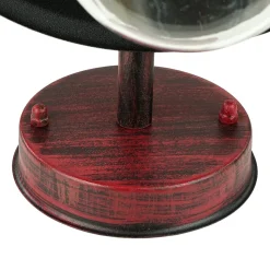 Wandlampe für Außen Schwarz Rot Antik E27 GÖTEBORG