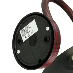 Wandlampe für Außen Schwarz Rot Antik E27 GÖTEBORG