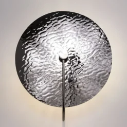 Wandlampe Glas Metall G9 Ø 40 cm H: 44,5 cm Chrom rund