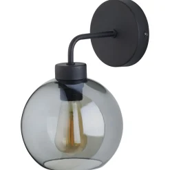 Wandlampe in Graphit Schwarz Flur Lampe KALETE E27