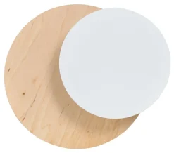 Wandlampe innen Holz Metall G9 rund indirekte