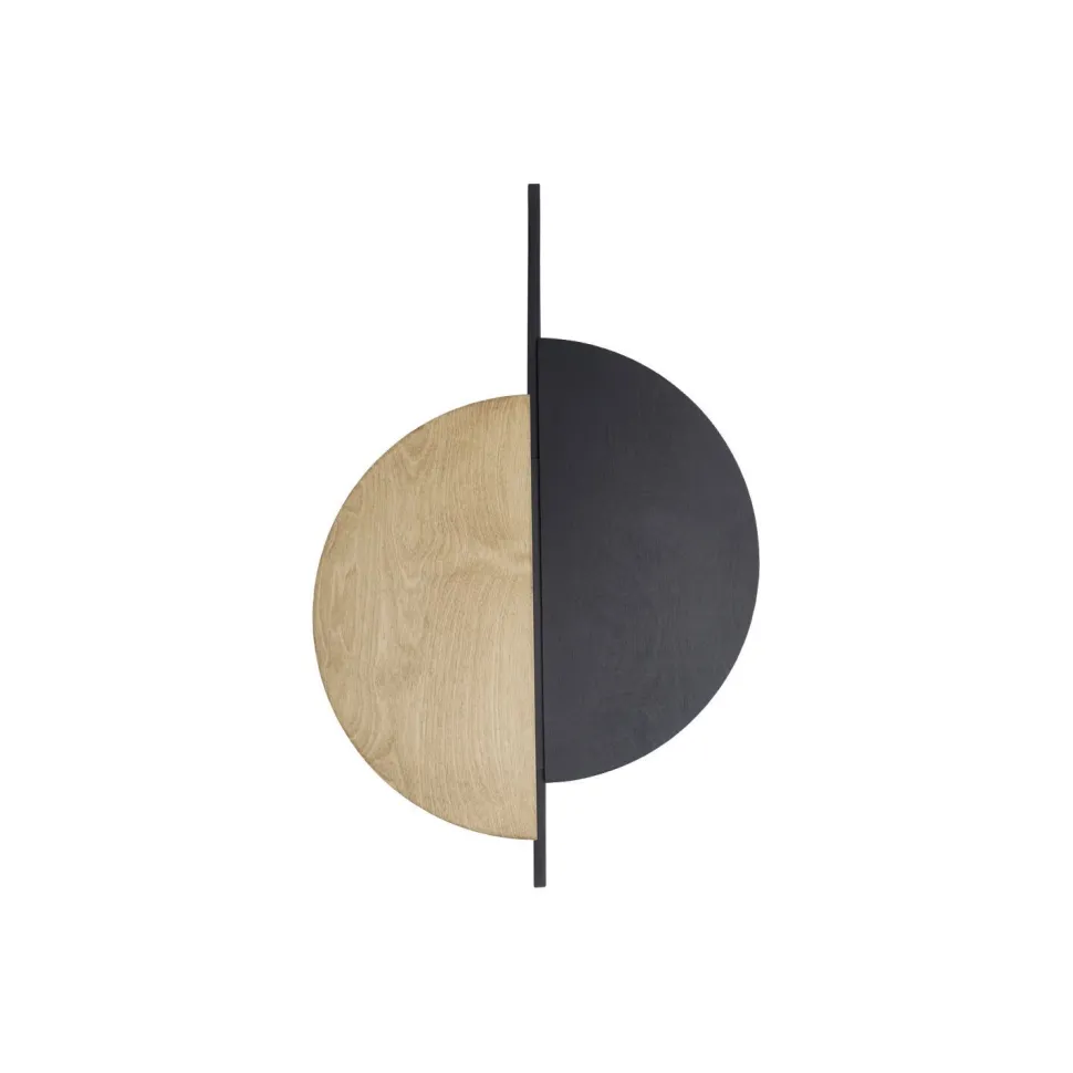 Wandlampe innen Holz Metall H: 80 cm groß für 2x GX53