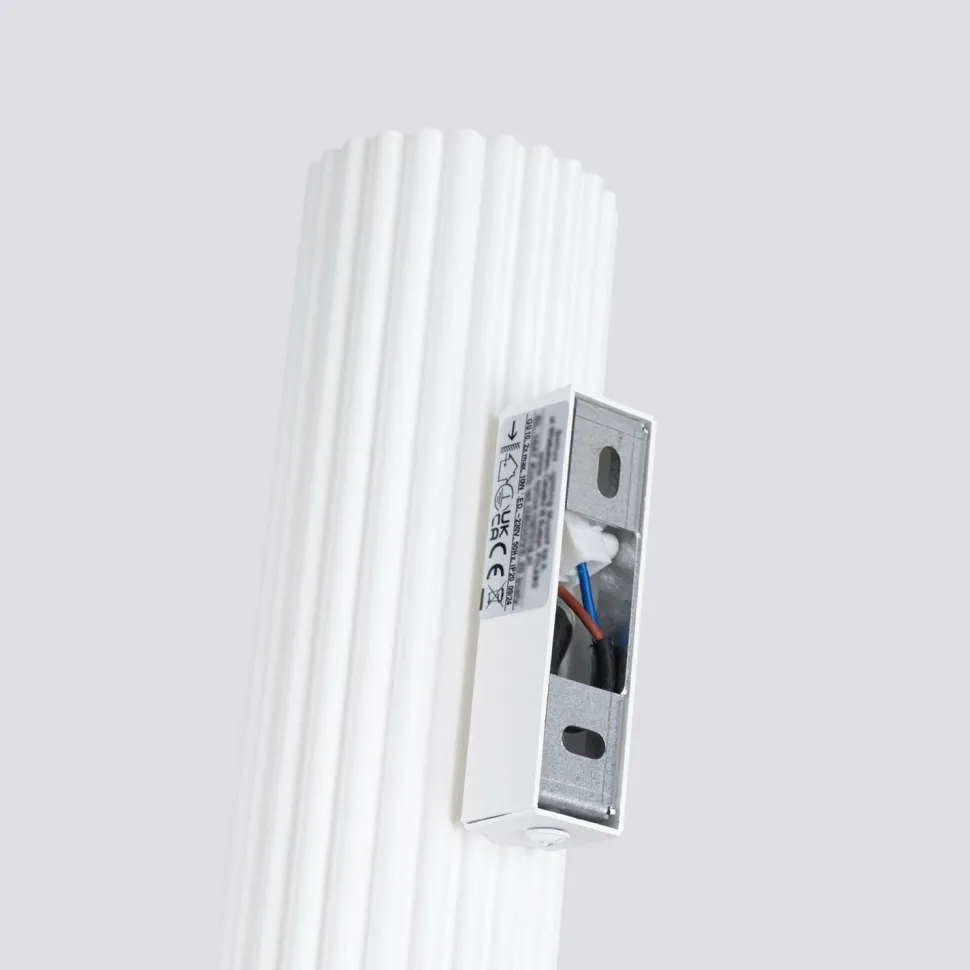 Wandlampe innen klein H: 20 cm Weiß 2x GU10 Up Down Alu