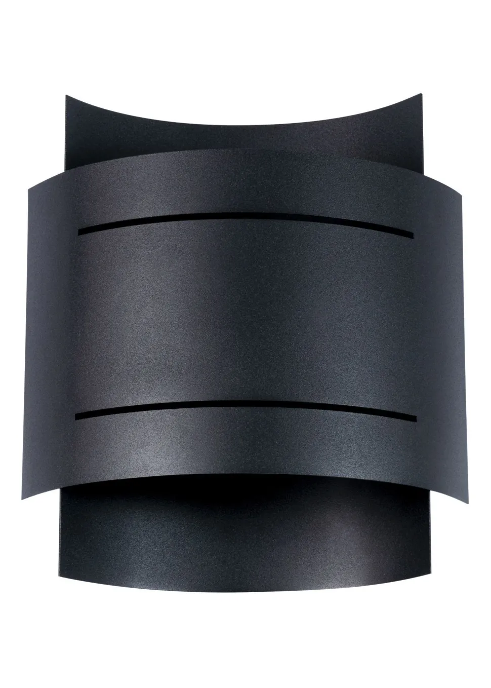 Wandlampe innen Schwarz Metall Up Down indirektes Licht