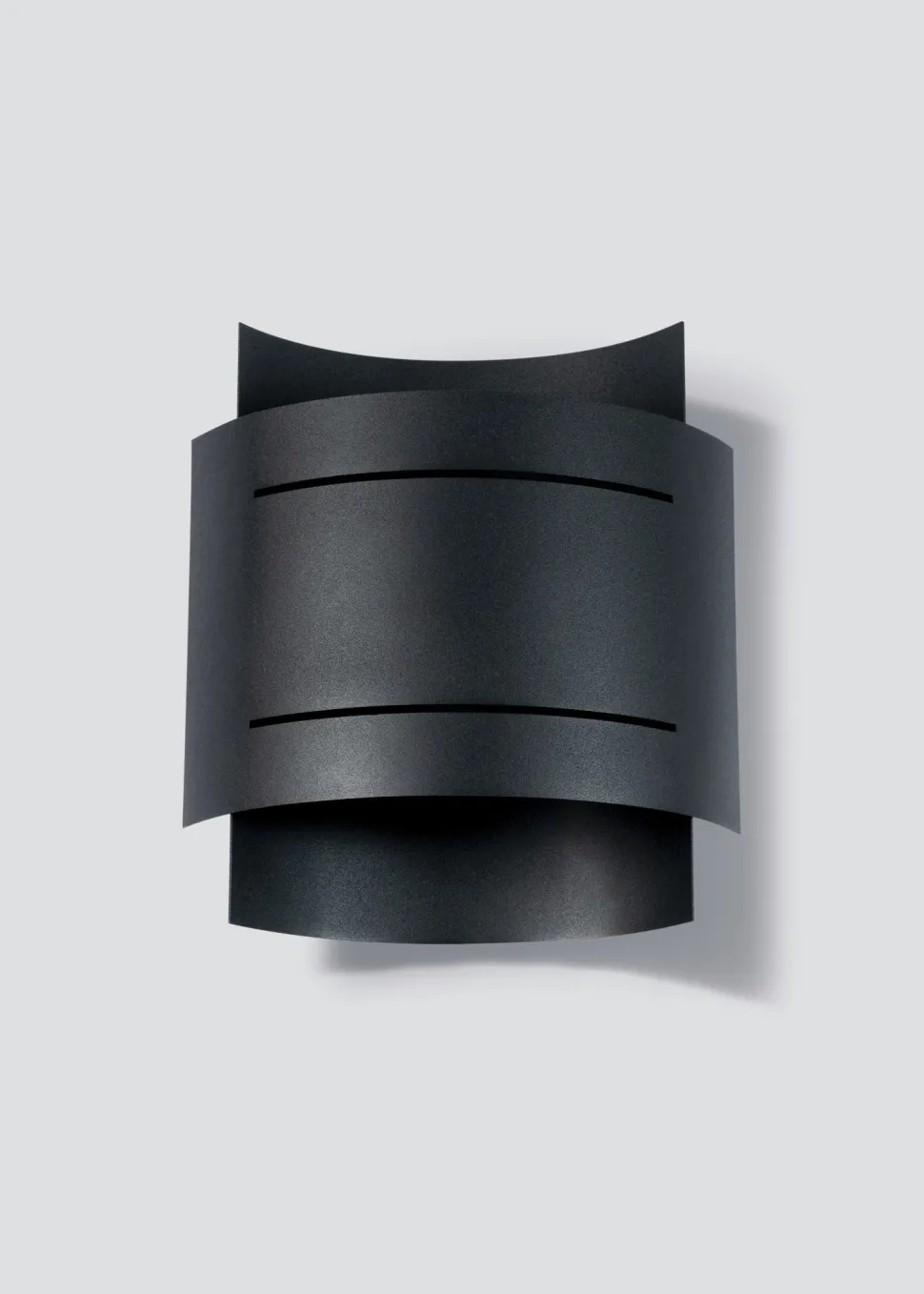 Wandlampe innen Schwarz Metall Up Down indirektes Licht