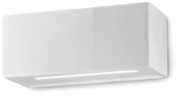 Wandlampe Keramik 25 cm breit Weiß E27 Modern AQUILE