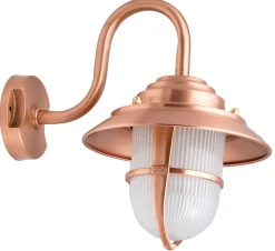 Wandlampe Kupfer IP64 Echt-Messing Terrasse Haus