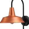 Wandlampe Kupfer XXL Schirm Ø25cm PRATO Industrie