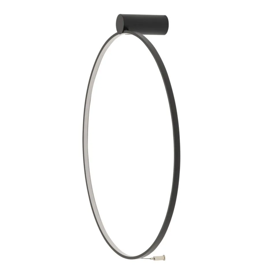 Wandlampe LED Schwarz 3000 K 660 lm Ø 60 cm Ring
