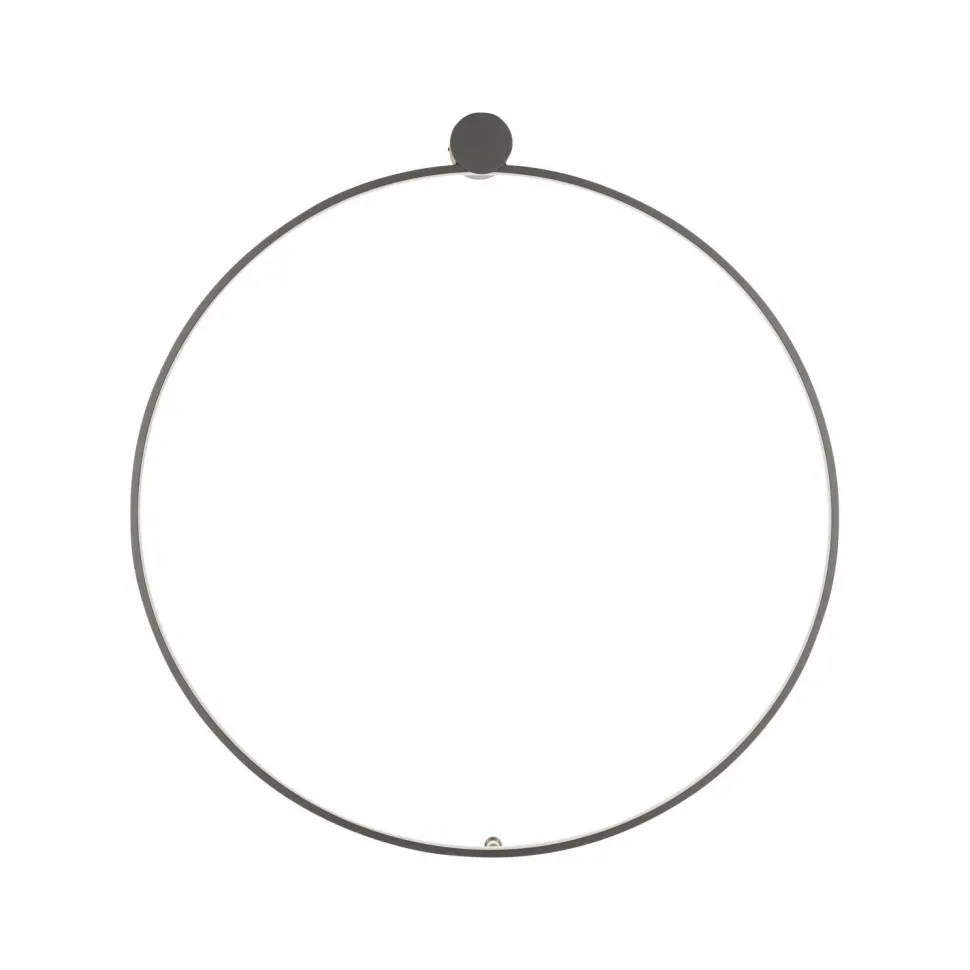 Wandlampe LED Schwarz 3000 K 660 lm Ø 60 cm Ring