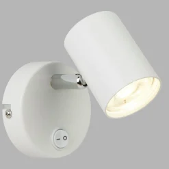 Wandlampe LED Weiß 3000 K 350 lm Metall verstellbar