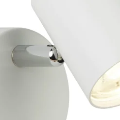 Wandlampe LED Weiß 3000 K 350 lm Metall verstellbar