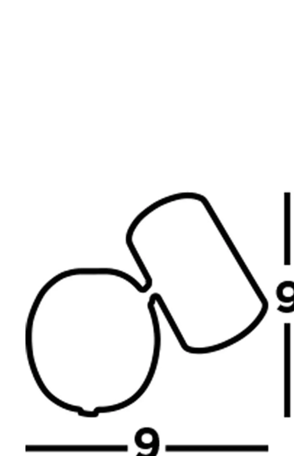 Wandlampe LED Weiß 3000 K 350 lm Metall verstellbar