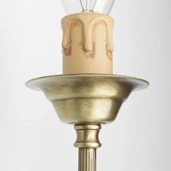 Wandlampe Leuchter 2-flmg Bronze aus Echt-Messing