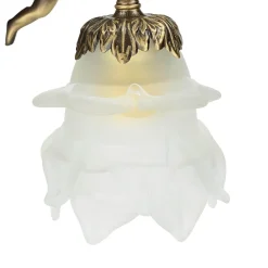 Wandlampe Messing Antik Echt Jugendstil Putti